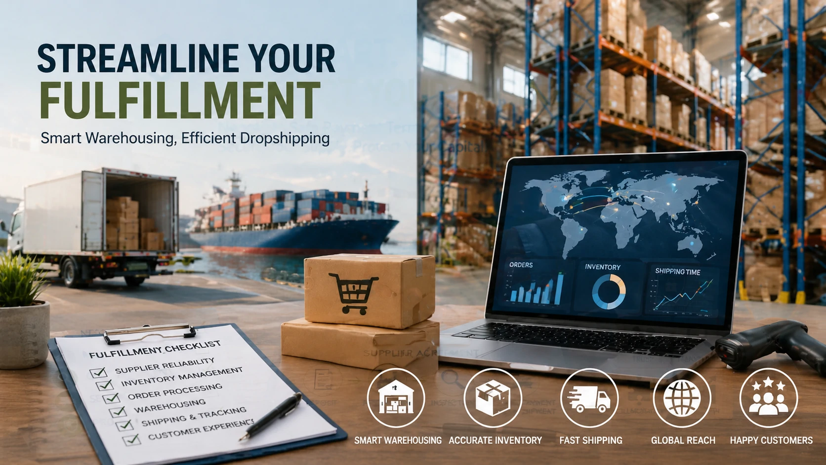 Zefektivněte své plnění: Kontrolní seznam pro čínské sklady a dropshipping
