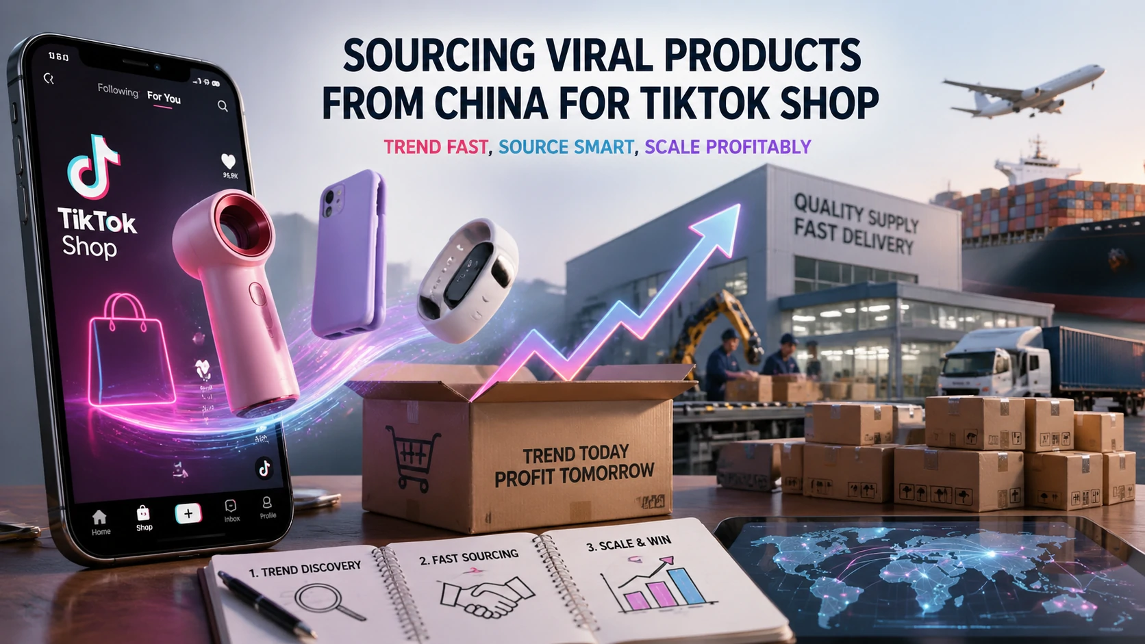 Konečný průvodce 2026 získáváním virových produktů pro obchod TikTok z Číny